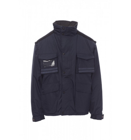 Giubbotti Imbottito Con Maniche Staccabili E Cappuccio Pongee Ripstop 240T 180Gr Intercontinental+ Xs Blu Navy