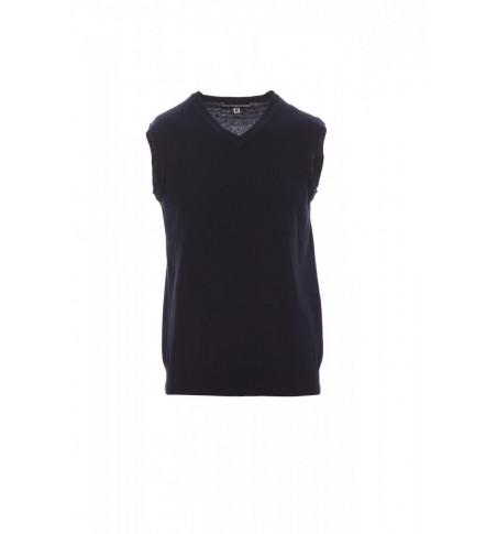 Maglioni Scollo V Senza Maniche Mix Cotone/Lana 280Gr 12G Desk S Blu Navy