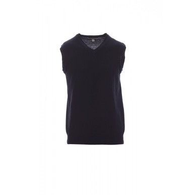 Maglioni Scollo V Senza Maniche Mix Cotone/Lana 280Gr 12G Desk S Blu Navy