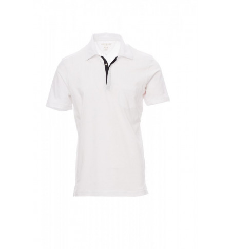 Polo Manica Corta Jersey 150Gr Chic S Bianco/Nero