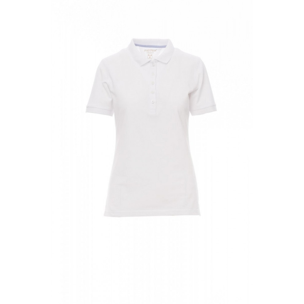 Polo Manica Corta Piquet 190Gr Glamour S Bianco