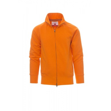 Felpe Full Zip Garzata 300Gr Panama+ Xxl Arancione