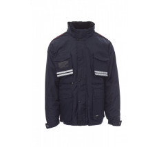 Giubbotti Imbottito Triplo Uso Con Cappuccio Pongee Ripstop 240T 180Gr Tornado Plus S Blu Navy