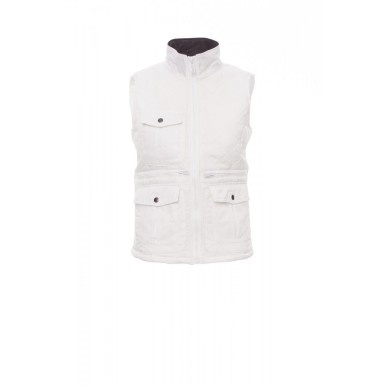 Gilet Imbottito Senza Maniche Nylon 210T 65Gr Gate Lady S Bianco