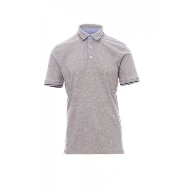 Polo Manica Corta Jersey 175Gr + 7% Viscosa Cambridge Melange S Grigio Melange/Blu N