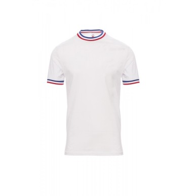 T-Shirt Manica Corta Jersey 150Gr Flag S Bianco/Francia