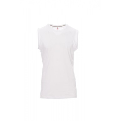 T-Shirt Senza Maniche Jersey 150Gr Shore S Bianco