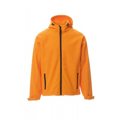 Soft-Shell No Imbottito Con Cappuccio Soft Shell Mechanical Stretch 320 Gr Gale S Arancione