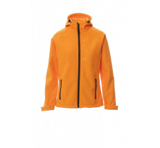 Soft-Shell No Imbottito Con Cappuccio Soft Shell Mechanical Stretch 320 Gr Gale Lady S Arancione