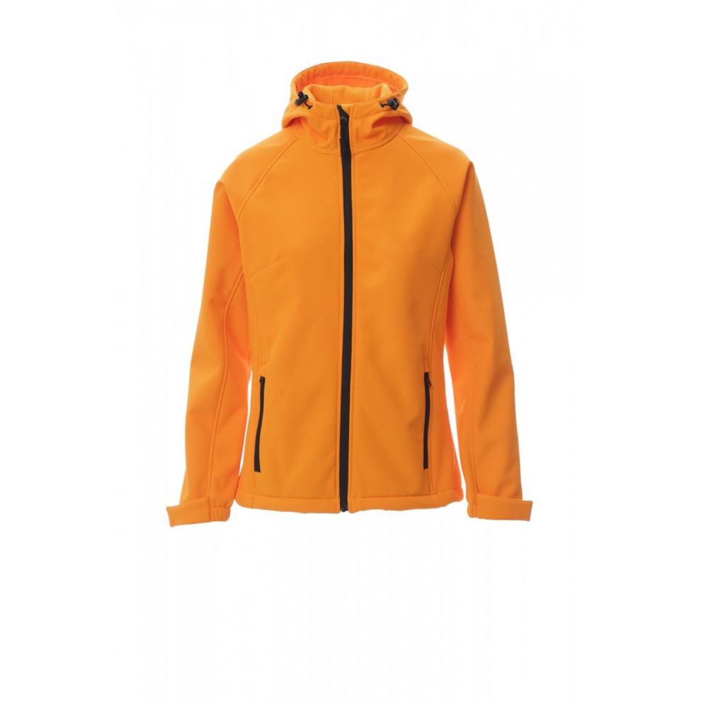 Gale lady giacca donna con cappucio softshell Payper Gale lady giacca donna con cappucio softshell Payper