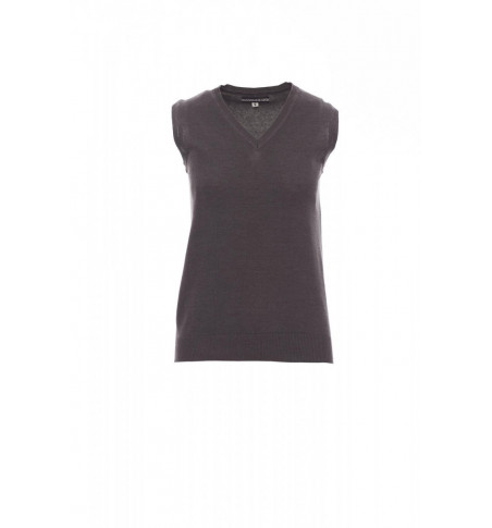 Maglioni Scollo V Senza Maniche 50% Cotone 50% Acrilico Gr Desk Lady Melange S Grigio Cenere Melang