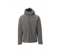 Soft-Shell Imbottito Con Cappuccio Soft-Shell 330Gr 78% Nylon Oregon Xs Smoke/Nero