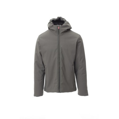 Soft-Shell Imbottito Con Cappuccio Soft-Shell 330Gr 78% Nylon Oregon Xs Smoke/Nero