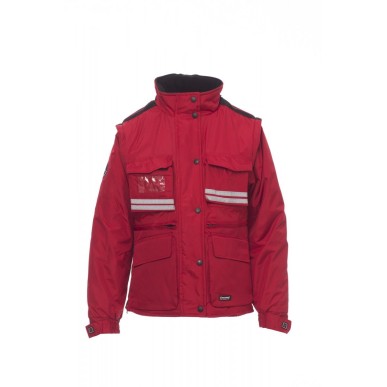 Giubbotti Imbottito Con Cappuccio Pongee Ripstop 240T 180Gr Tornado Lady S Rosso