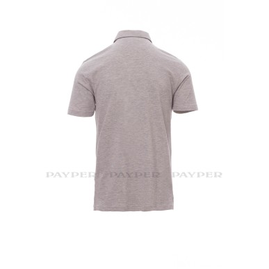 Prestige - Polo manica corta tempo libero e lavoro a quattro bottoni in tinta  e con colletto modello camicia, taschino frontale