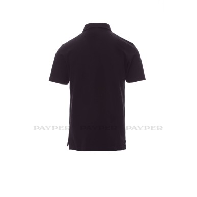 Prestige - Polo manica corta tempo libero e lavoro a quattro bottoni in tinta  e con colletto modello camicia, taschino frontale