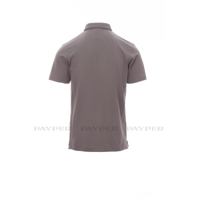 Prestige - Polo manica corta tempo libero e lavoro a quattro bottoni in tinta  e con colletto modello camicia, taschino frontale