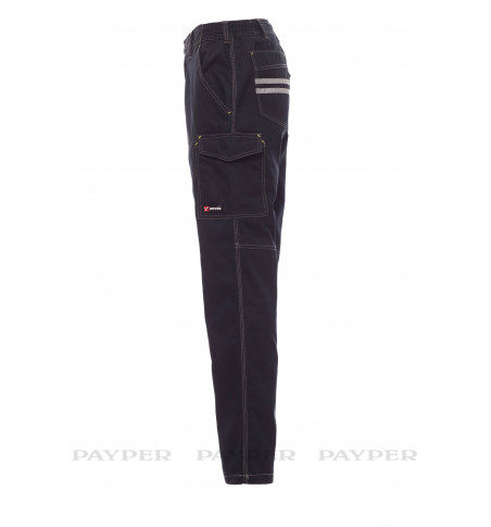 Pantaloni da Lavoro Payper Worker Stretch Elasticizzati Multitasche 98% Cotone 2% Elastan 290 g/m²