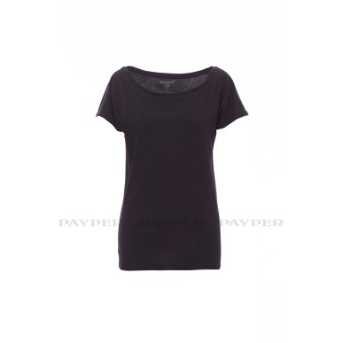 Beverly - T-shirt manica corta sfiancata da donna con scollo a barchetta - DEVASTORE