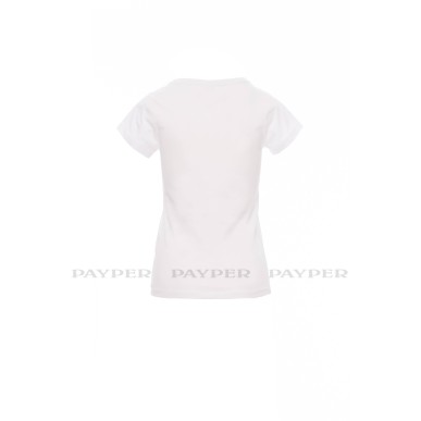 Fencer - T-shirt manica corta sfiancata da donna con collo a V ampio - DEVASTORE