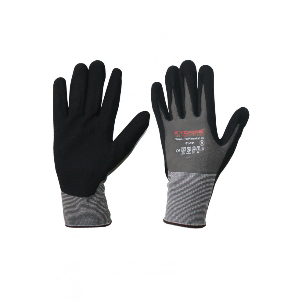 01-101 Guanto antitaglio KYORENE liner 15G spalmato in nitrile