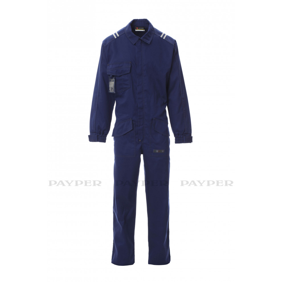 TOTAL-PRO 2.0 Tuta in cotone antistatico,antiacido,ignifugo,resistente all'arco elettrico ed adatto ai saldatori - Payper