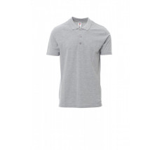 Rome Melange - Polo Payper a manica corta con 3 bottoni in tinta