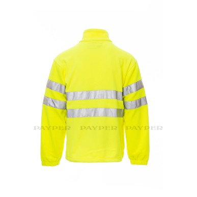LIGHT Pile Payper uomo in alta visibilità con bande 3M