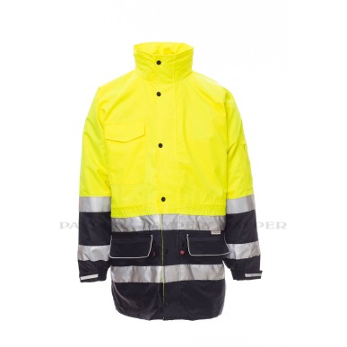 Security - Parka quattro usi in alta visibilit con bande 3M - DEVASTORE