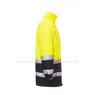 Security - Parka quattro usi in alta visibilit con bande 3M - DEVASTORE
