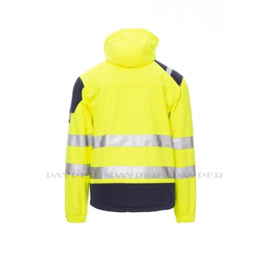 SHINE 2.0 giacca con cappuccio soft-shell alta visibilità Payper