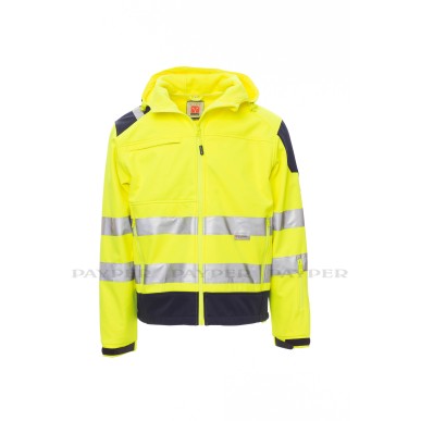 SHINE 2.0 giacca con cappuccio soft-shell alta visibilità Payper