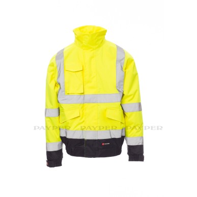 Paddock - Giubbino bicolore in alta visibilit con bande riflettenti - DEVASTORE