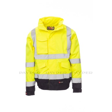 Paddock - Giubbino bicolore in alta visibilit con bande riflettenti - DEVASTORE