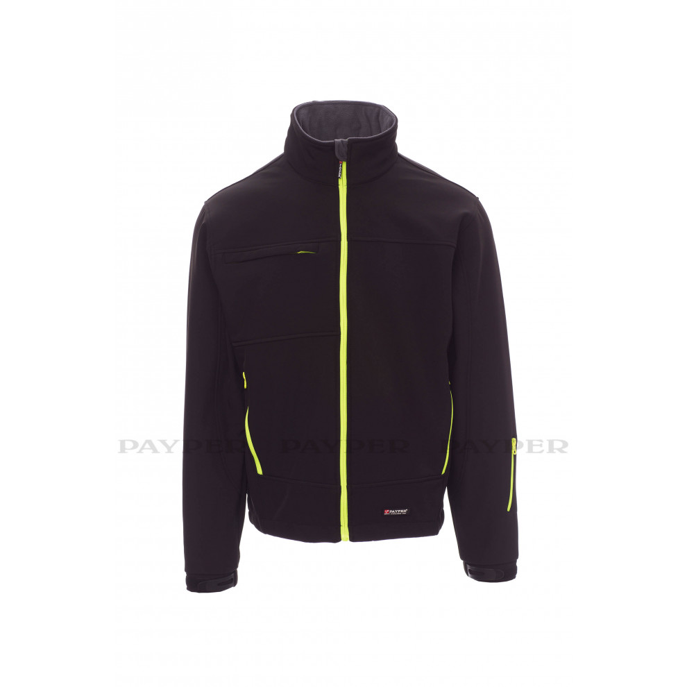 STORM Giacca con cappuccio ergonomica softshell Payper