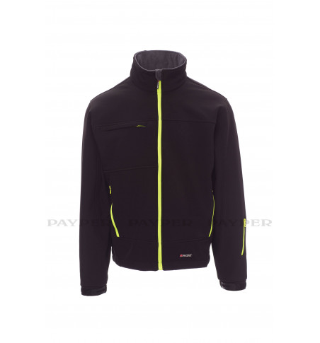 STORM Giacca con cappuccio ergonomica softshell Payper