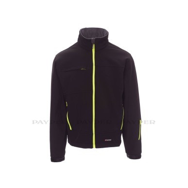 STORM Giacca con cappuccio ergonomica softshell Payper