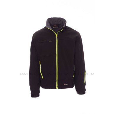 STORM Giacca con cappuccio ergonomica softshell Payper