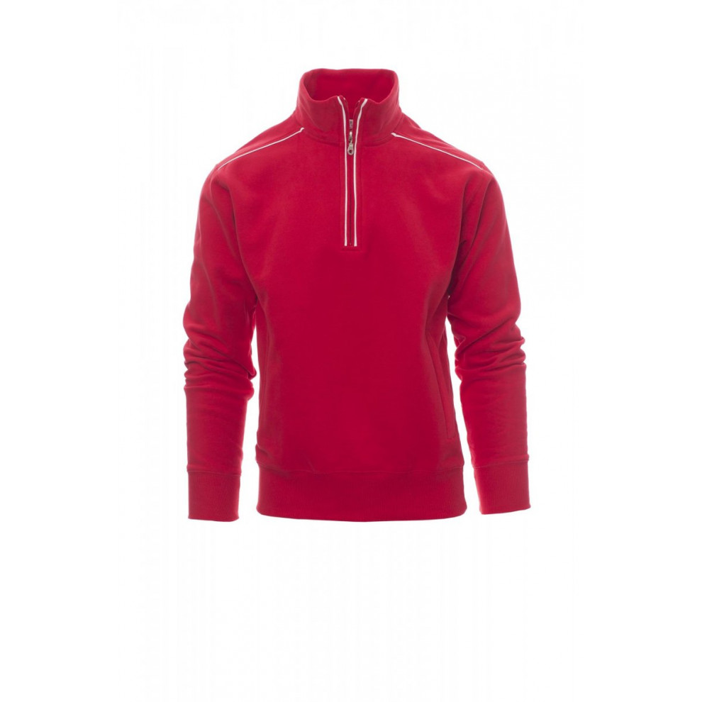 VANCOUVER Felpa con mezza zip e due tasche con zip Payper