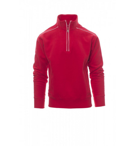 VANCOUVER Felpa con mezza zip e due tasche con zip Payper