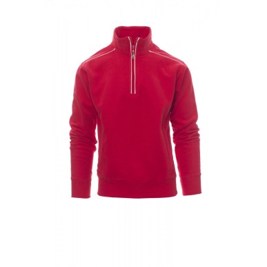 Vancouver - Felpa a mezza zip in tinta - DEVASTORE