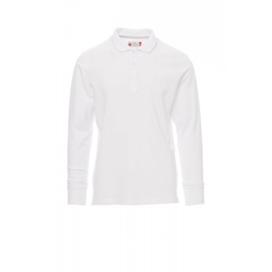 Florence - Polo da uomo a manica lunga con 3 bottoni in tinta effetto perlato - DEVASTORE