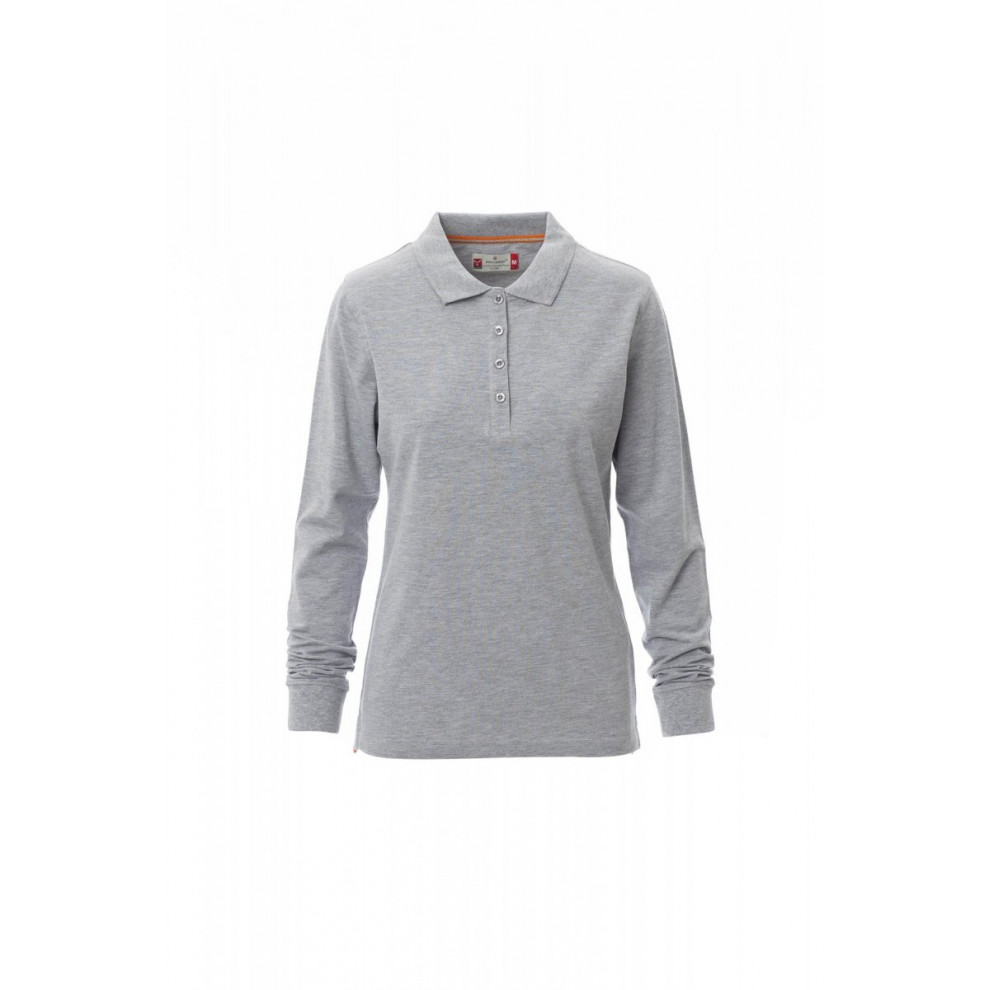 FLORENCE LD MELANGE Polo da donna maniche lunghe Payper FLORENCE LD MELANGE Polo da donna maniche lunghe Payper