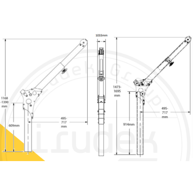 Trave-Gruetta di recupero spazi confinati con accesso e salita verticale Irudek Devastore