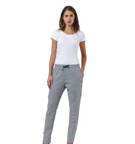Clem Pantaloni chef unisex elasticizzati Siggi Devastore