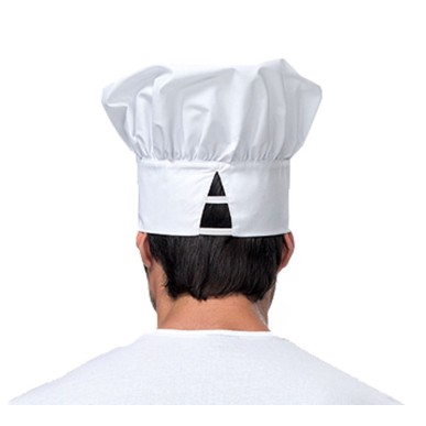 Dean toque cappello da chef bianco Siggi Devastore