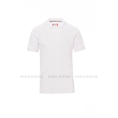 Venice Payper - Polo Payper da uomo a manica corta con 3 bottoni in tinta effetto perlato - DEVASTORE