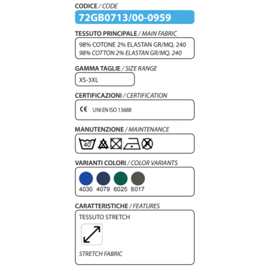 Tago giubbino da lavoro Siggi Devastore