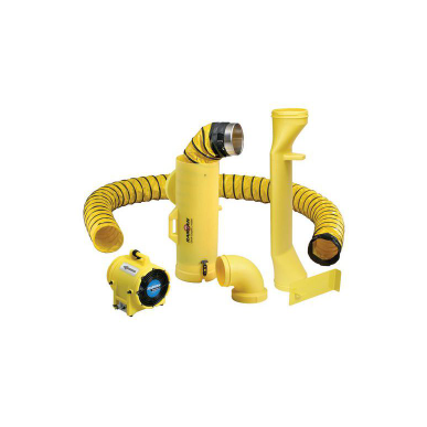 UB20 ventilatore spazi confinati con raccordo per tombino