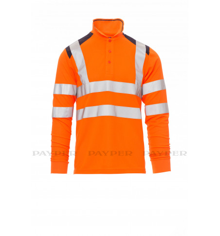 GUARD+WINTER polo alta visibilità maniche lunghe Payper